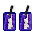 Carolines Treasures Carolines Treasures SS8337BT Pair of 2 Westie Luggage Tags SS8337BT